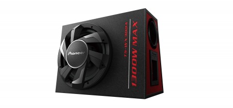 Automobilinė žemų dažnių kolonėlė aktyvi 12" (30cm) 1300W 4Ώ Pioneer TS-WX300A